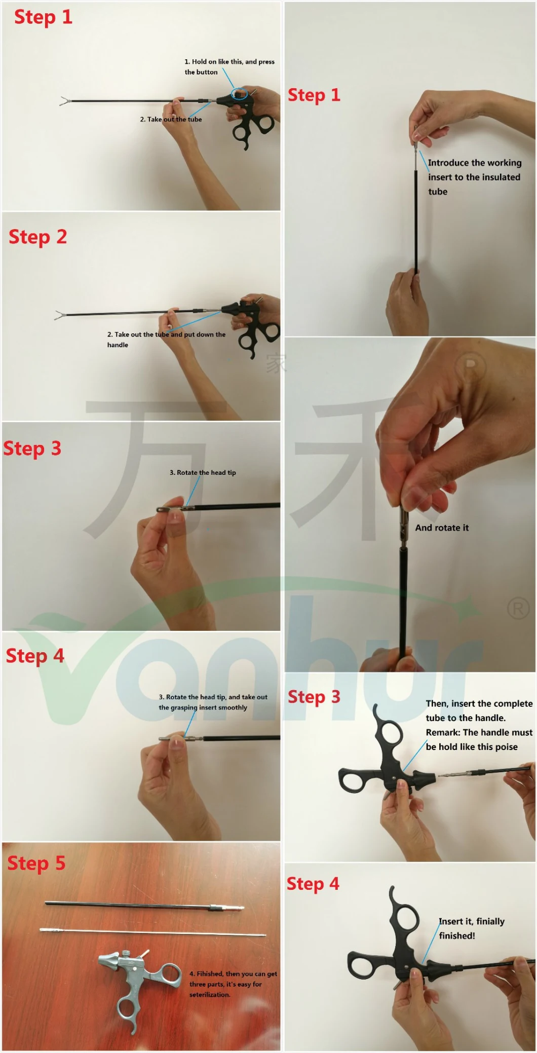 3mm Instruments Laparoscopic Dissecting Forceps