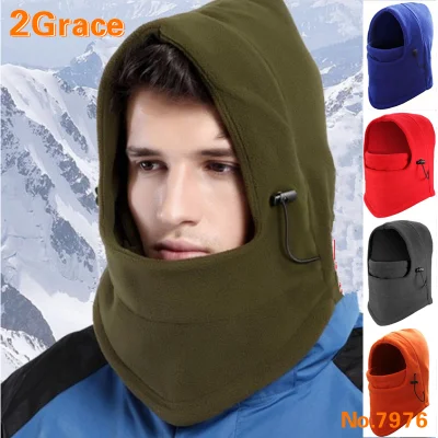 Winter Outdoor Sport Motorrad Warme Vollgesichtsmaske, CS Neck Hat Cap