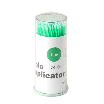 Green Dental Micro Brush Wimpernverlängerung Einweg-Microbrush-Applikator